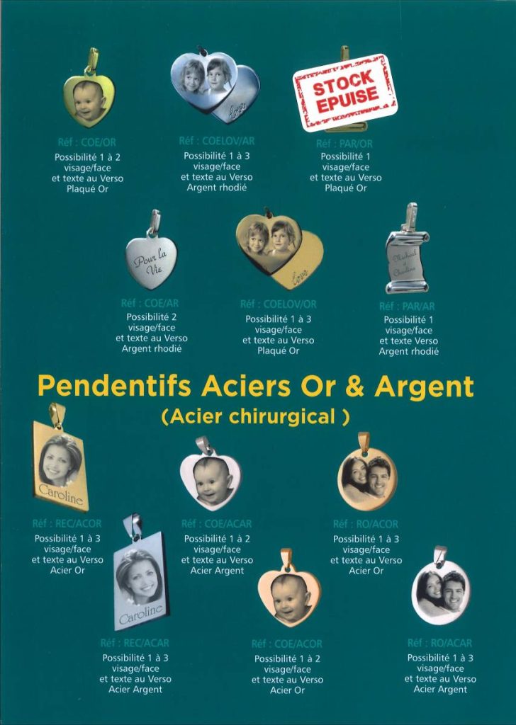 Pendentif et porte clé personnalisé à Toulon