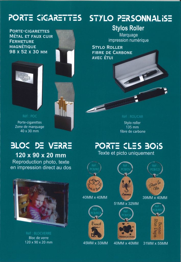 Cadre photo en verre