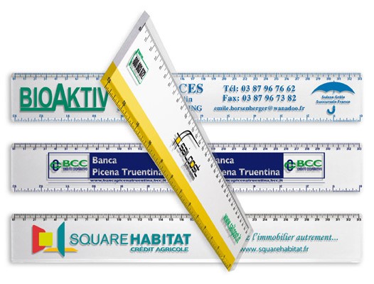 Marquage personnalisé sur règle