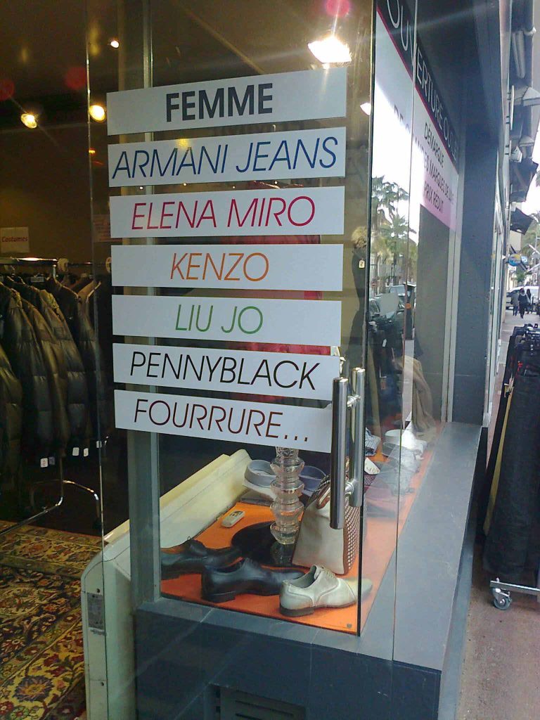 Adhésifs pour vitrine à Toulon