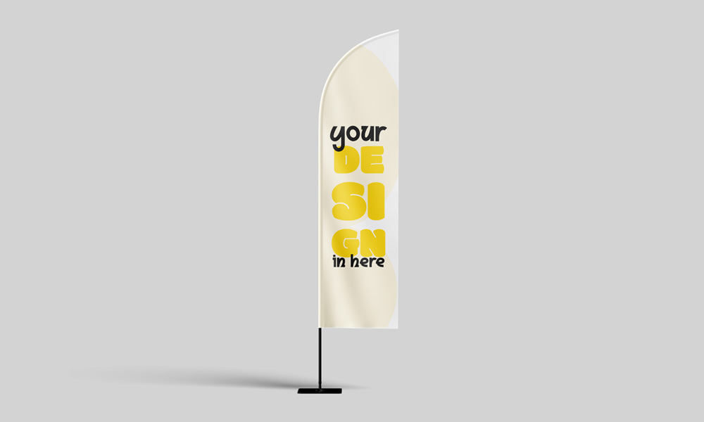 Beach flags personnalisés à Toulon